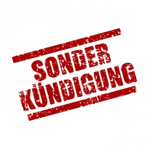 Sonderkündigungsrecht